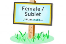 Sublet for female